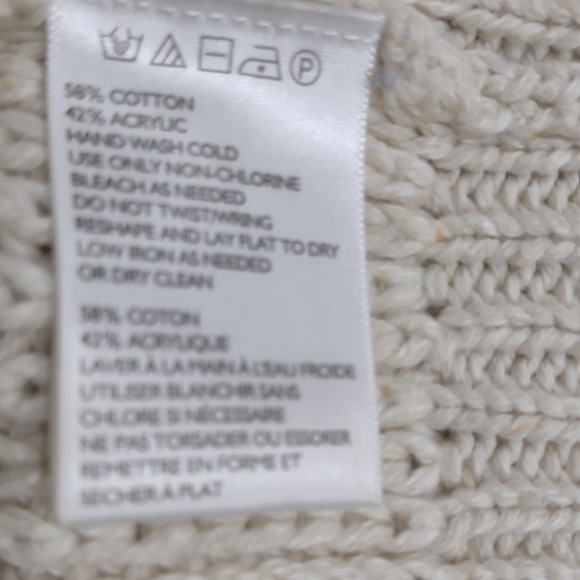 Anthropologie Coincidence and Chance Speckled Sweater Elbow Patches Sz S - Picture 4 of 4